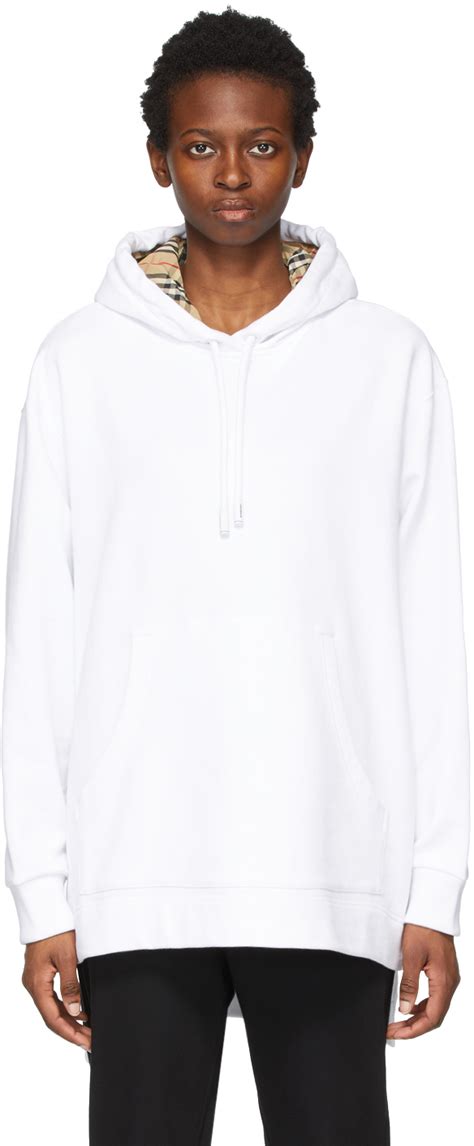 white nike burberry hoodie|heavy weight hoodie Burberry.